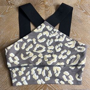 VIMMIA Printed Leopard Pop Halter Bra S
